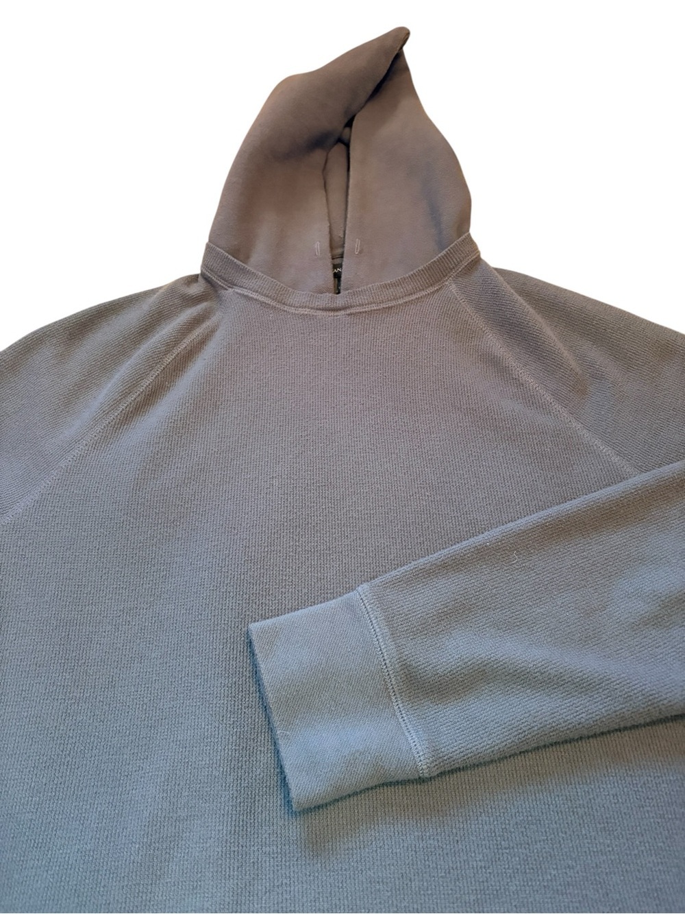 Banana Republic Men's Hooded Crewneck Sweater - Light Gray